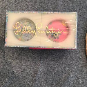 Lilly Pulitzer NWT Christmas ornament set